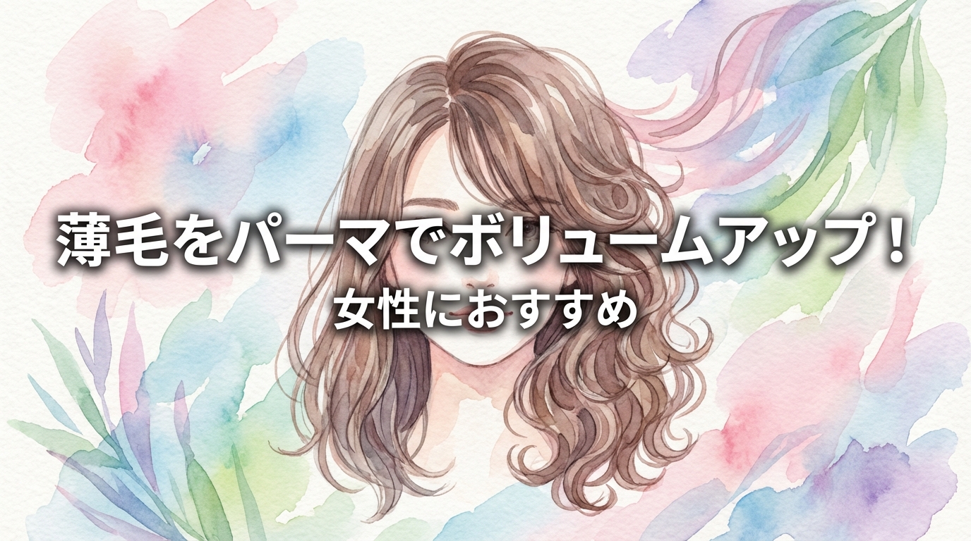 なぜパーマでボリュームアップできるのでしょうか