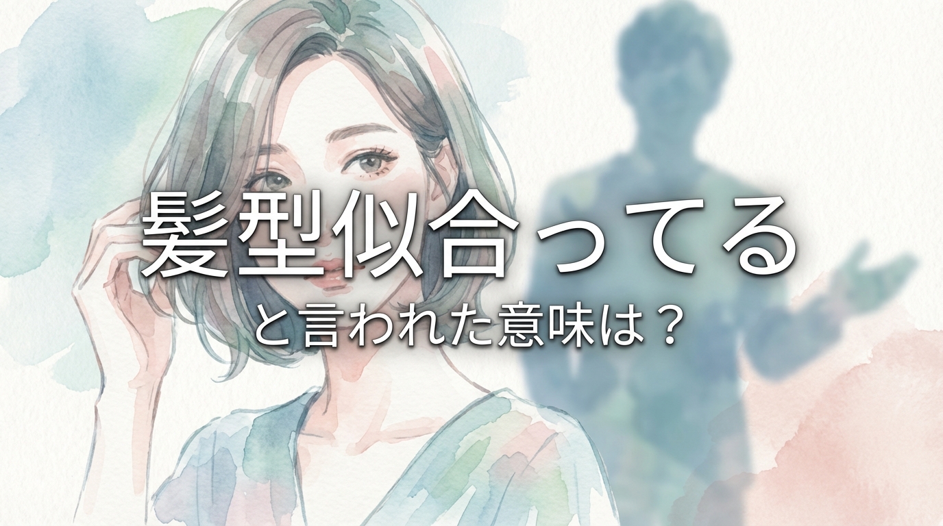 髪型似合ってると男性から言われた意味は？