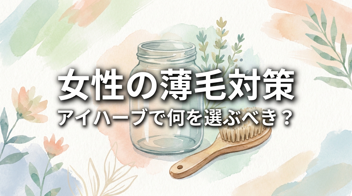 女性の薄毛対策、アイハーブで何を選ぶべき？