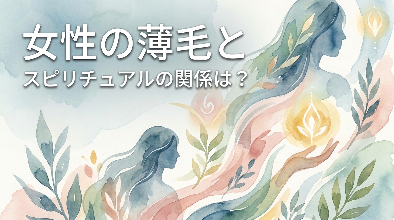 女性の薄毛とスピリチュアルの関係は?
