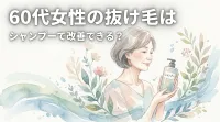 60代女性の抜け毛はシャンプーで改善できる？