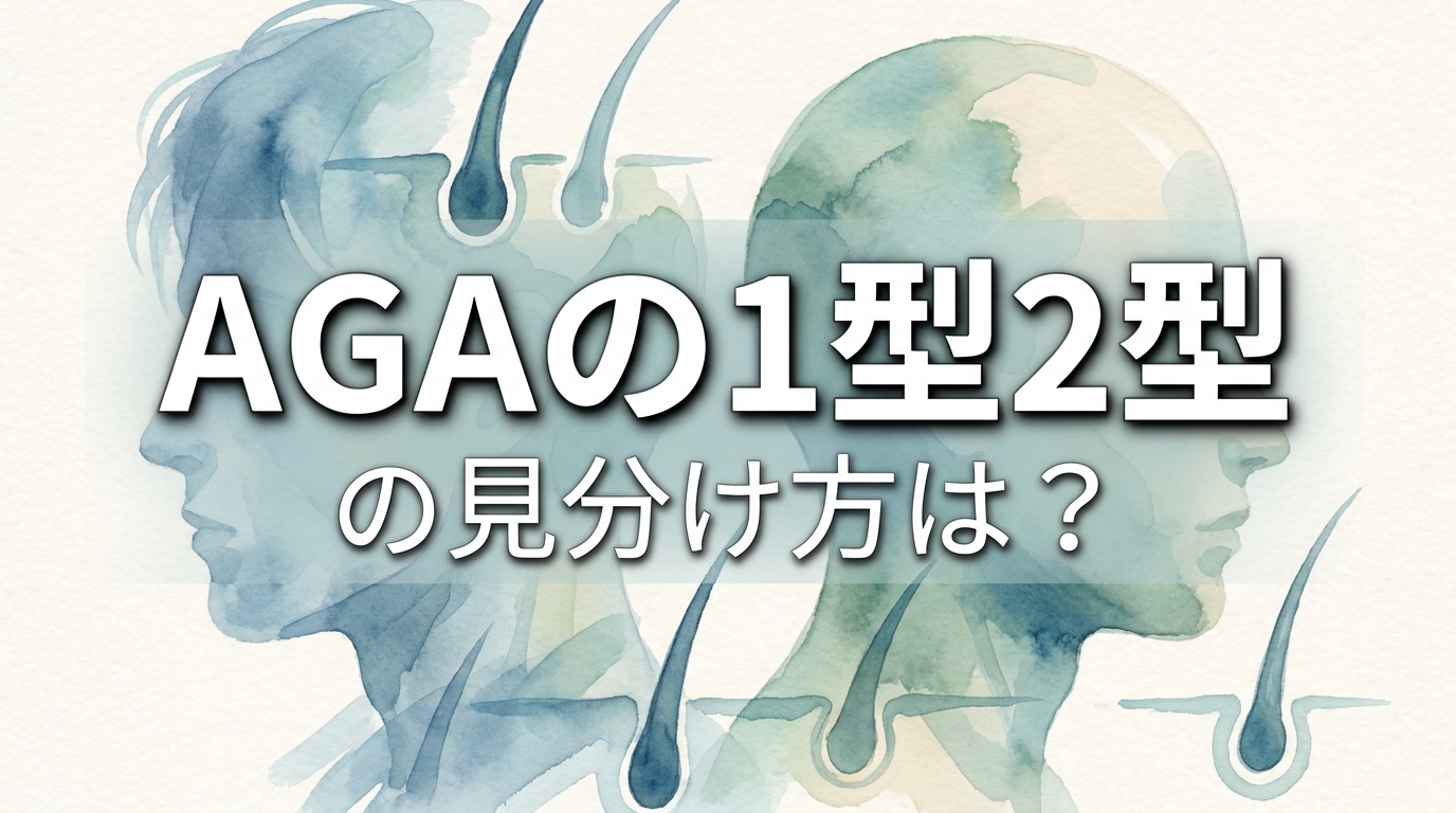 AGAの1型2型の見分け方は？