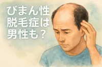 びまん性脱毛症は男性も？