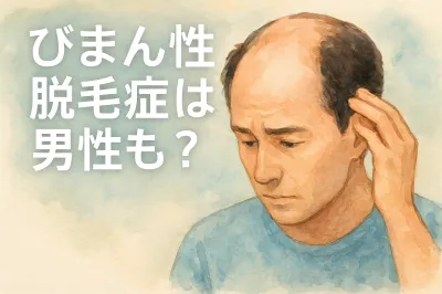 びまん性脱毛症は男性も？