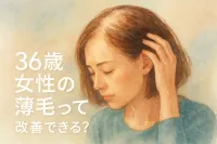 36歳女性の薄毛って改善できる?