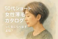 50代ショート女性薄毛髪型カタログって気になりますよね？