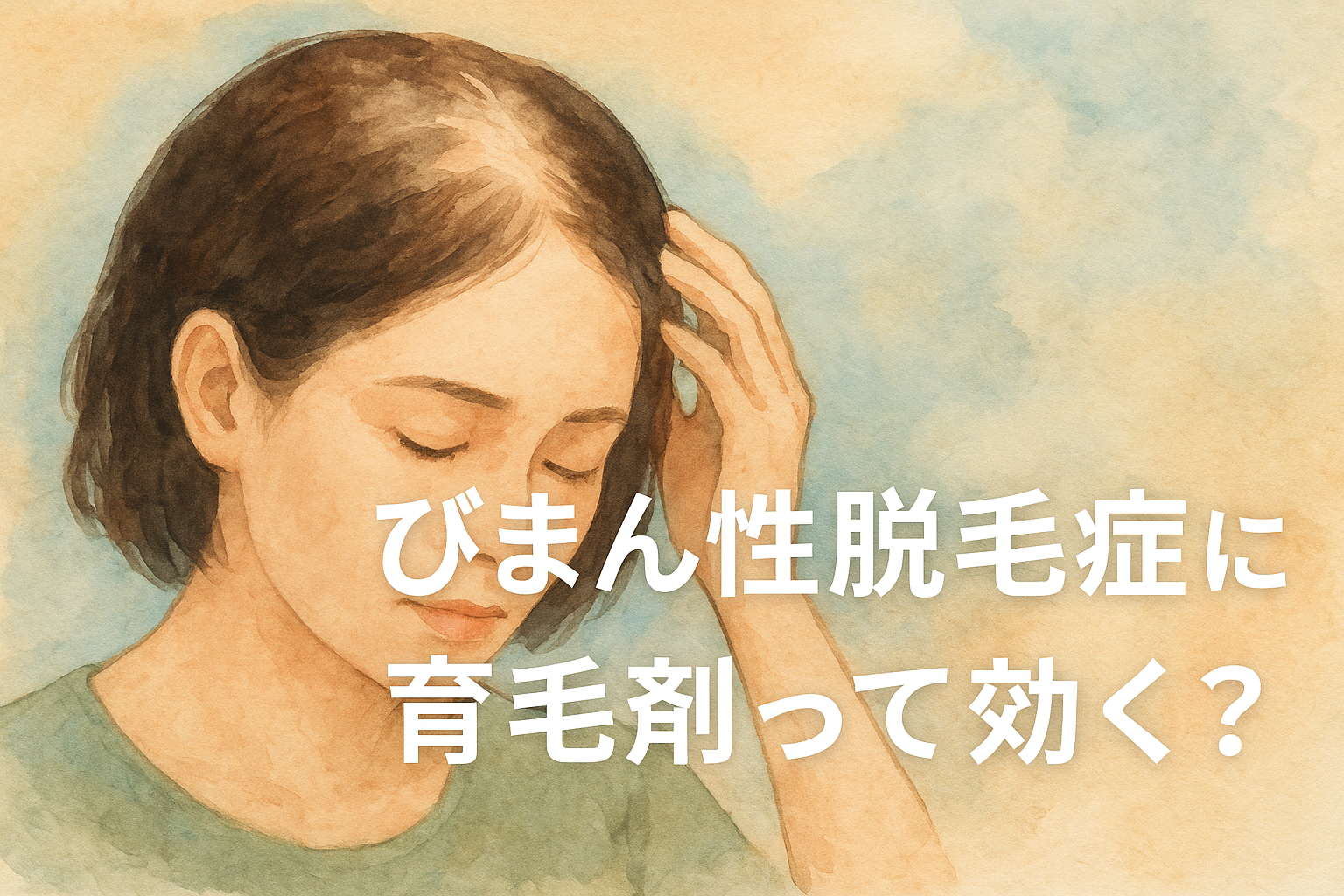 びまん性脱毛症に育毛剤って効く？