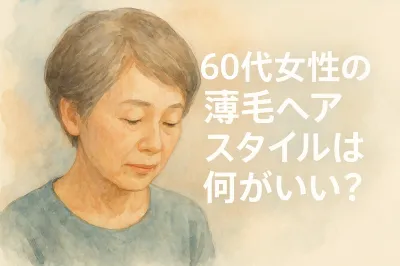 60代女性の薄毛ヘアスタイルは何がいい？