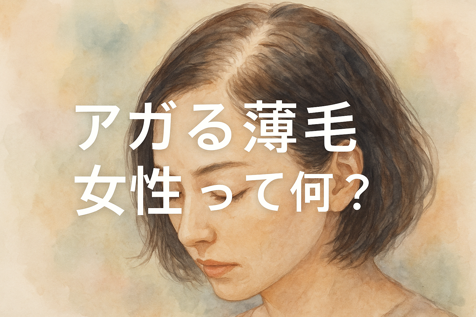 アガル薄毛女性って何？