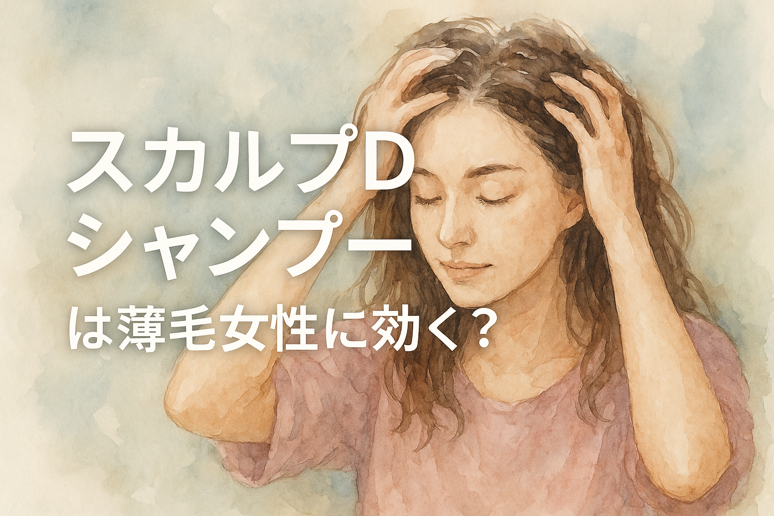 スカルプDシャンプーは薄毛女性に効く？