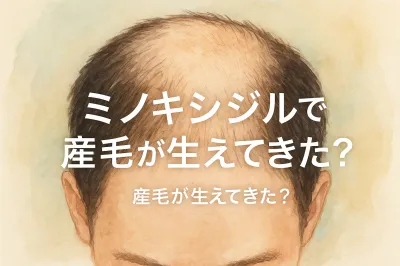 ミノキシジルで産毛が生えてきた？