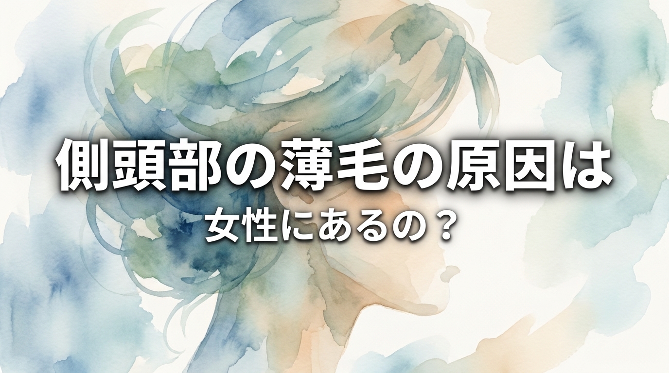 側頭部の薄毛の原因は女性にあるの？