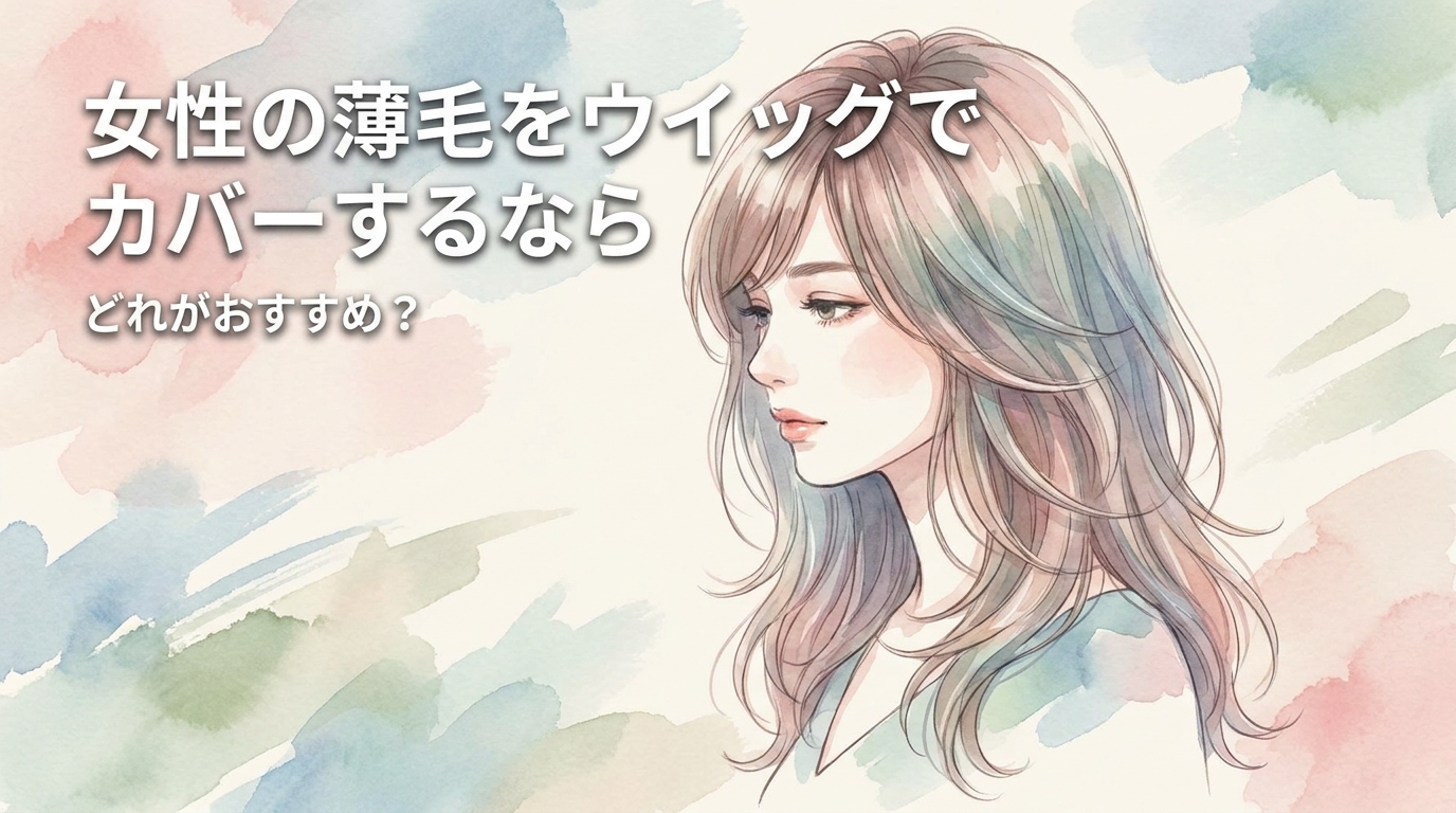 女性の薄毛をウイッグでカバーするならどれがおすすめ？