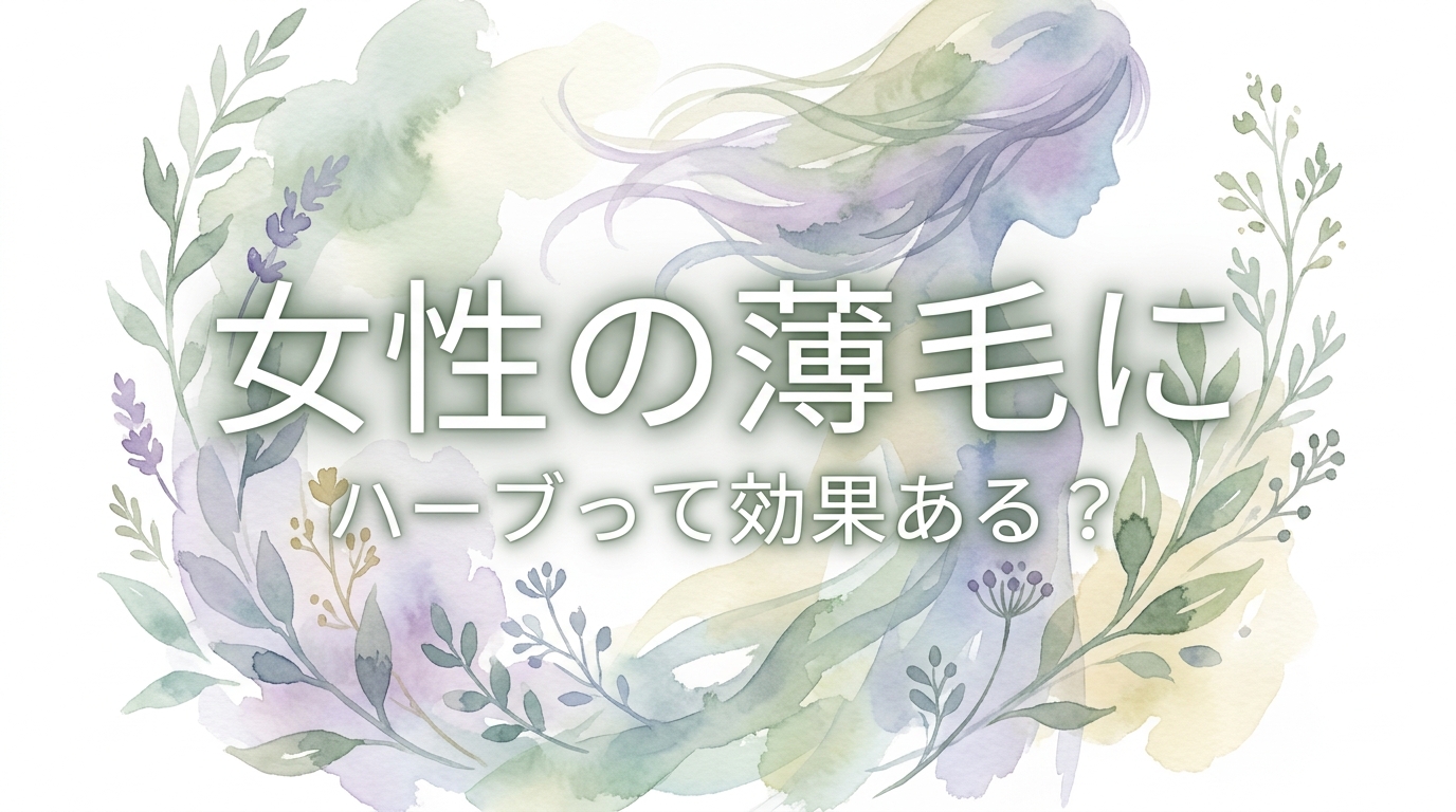 女性の薄毛にハーブって効果ある?