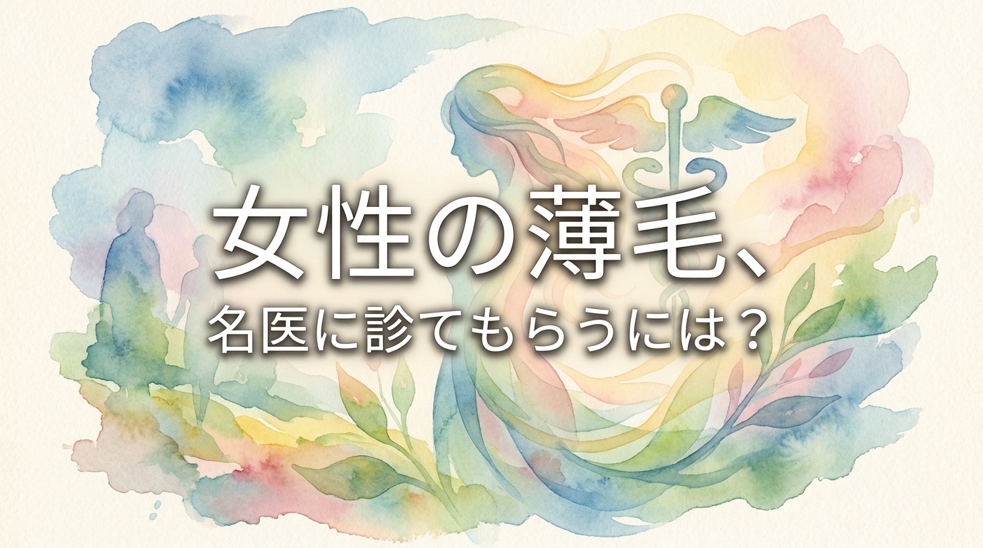 女性の薄毛、名医に診てもらうには?