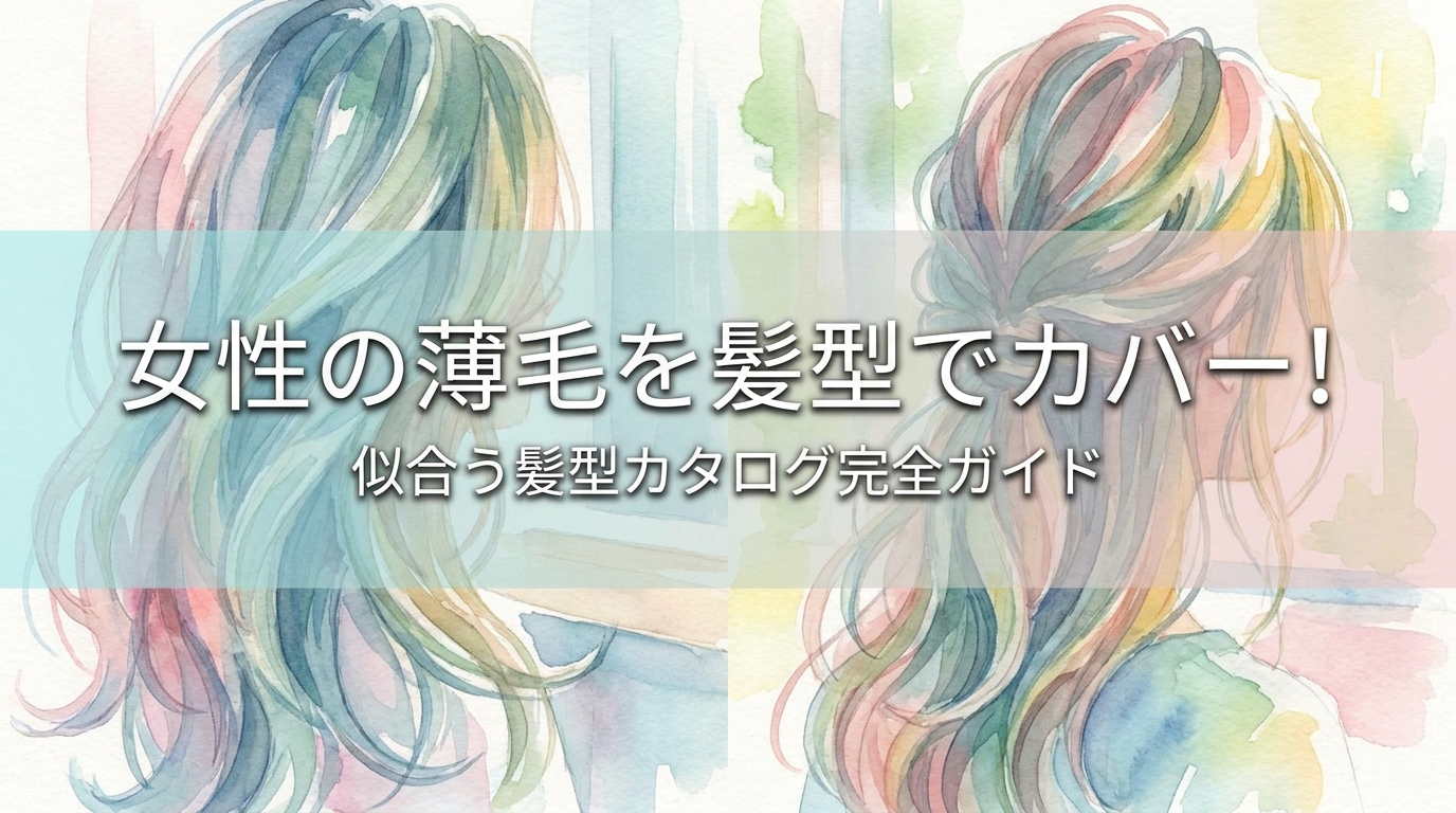 女性の薄毛を髪型でカバー!似合う髪型カタログ完全ガイド