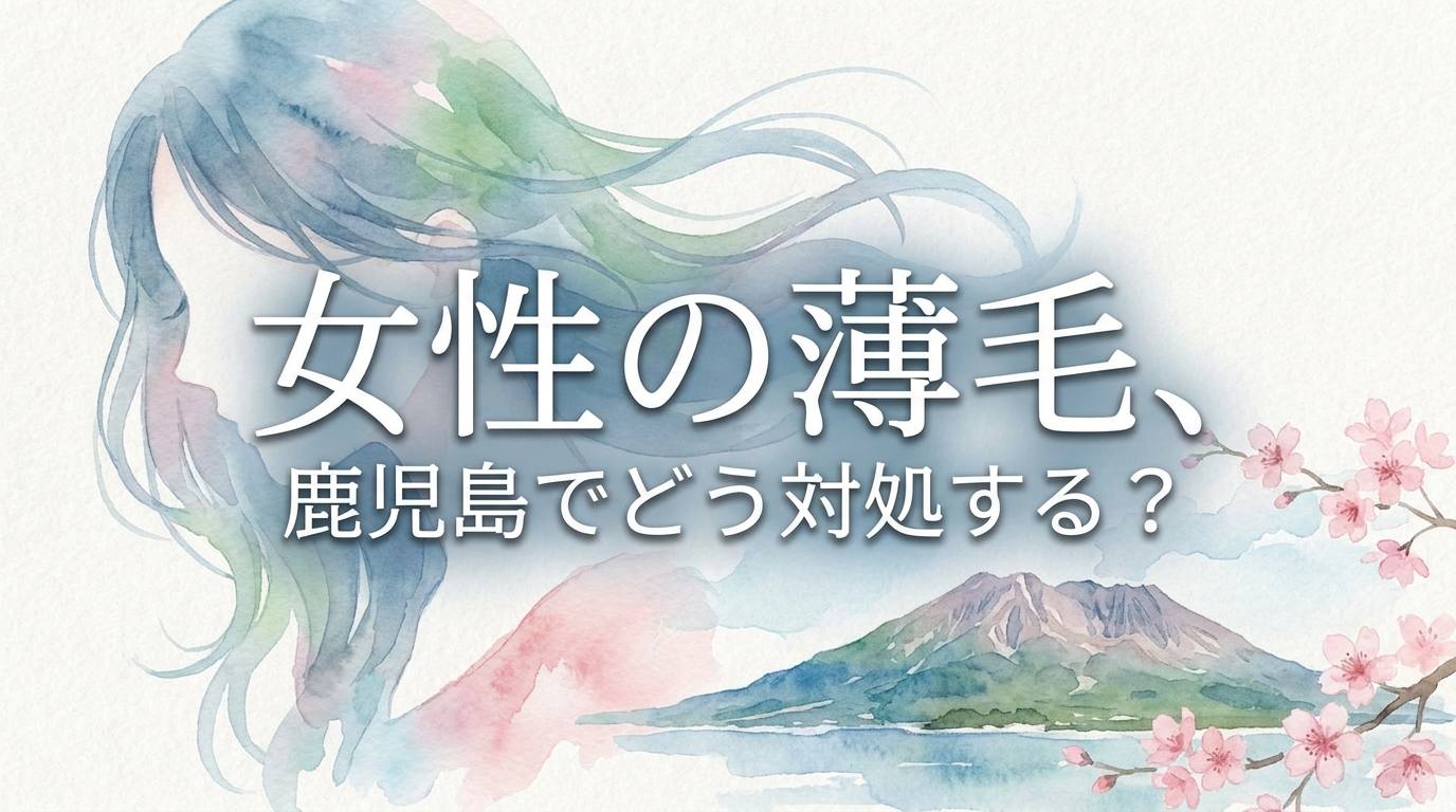 女性の薄毛、鹿児島でどう対処する?