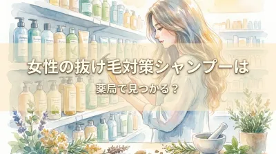 女性の抜け毛対策シャンプーは薬局で見つかる？