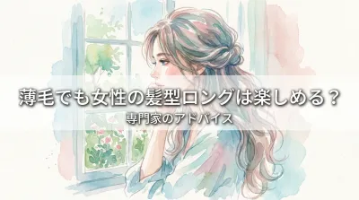 薄毛でも女性の髪型ロングは楽しめる?