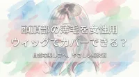 頭頂部の薄毛を女性用ウィッグでカバーできる？