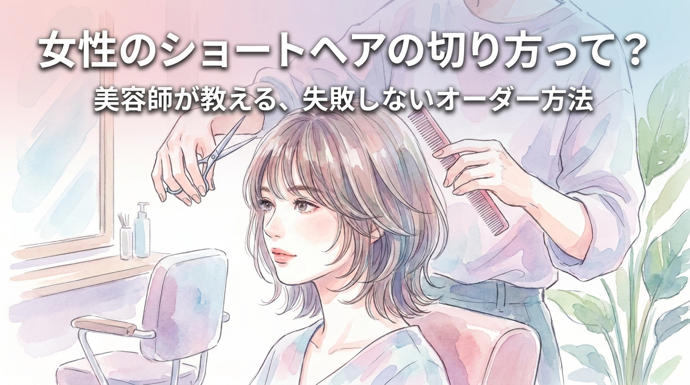 女性のショートヘアの切り方って?