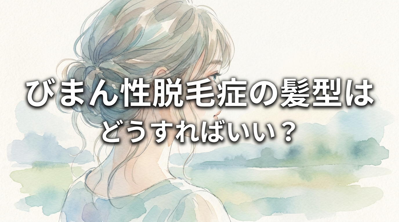 びまん性脱毛症の髪型はどうすればいい?