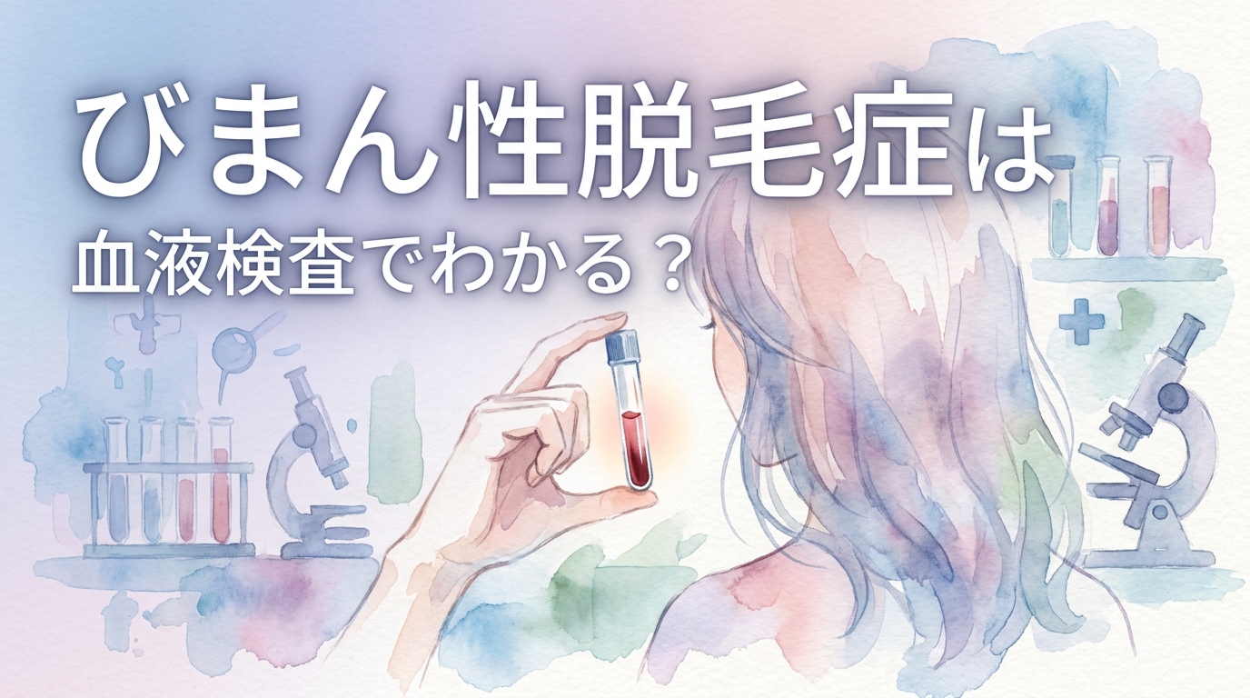 びまん性脱毛症は血液検査でわかる？