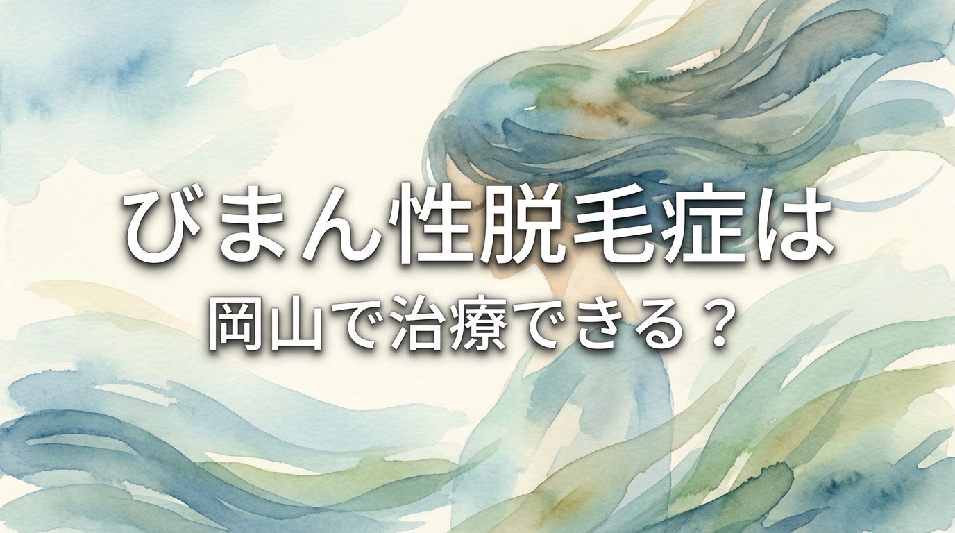 びまん性脱毛症は岡山で治療できる？