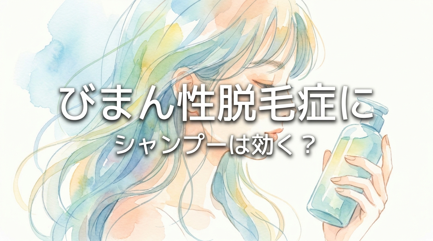 びまん性脱毛症にシャンプーは効く？