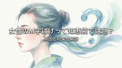 女性のM字はげって知恵袋で話題？原因と対策を解説