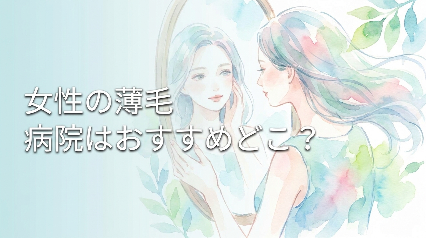 女性の薄毛、病院はおすすめどこ？