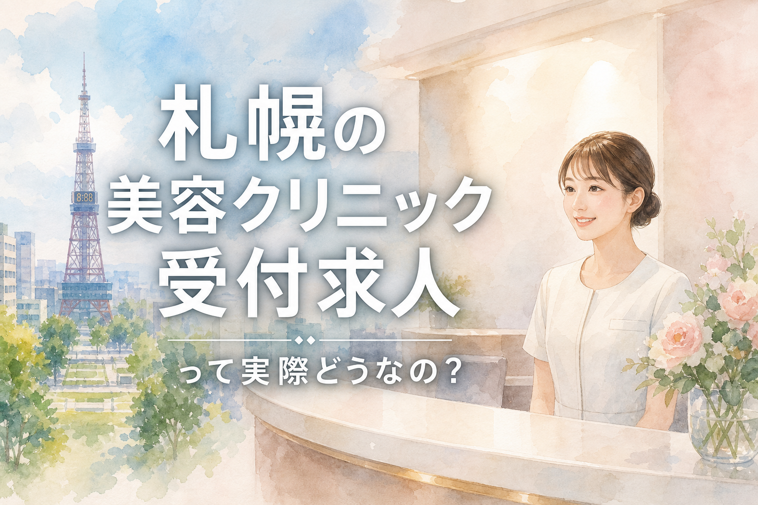 札幌の美容クリニック受付求人って実際どうなの?