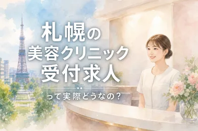 札幌の美容クリニック受付求人って実際どうなの？