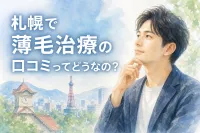 札幌で薄毛治療の口コミってどうなの？