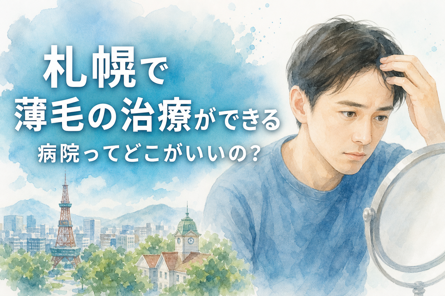 札幌で薄毛の治療ができる病院ってどこがいいの?