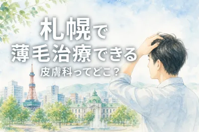 札幌で薄毛治療できる皮膚科ってどこ？
