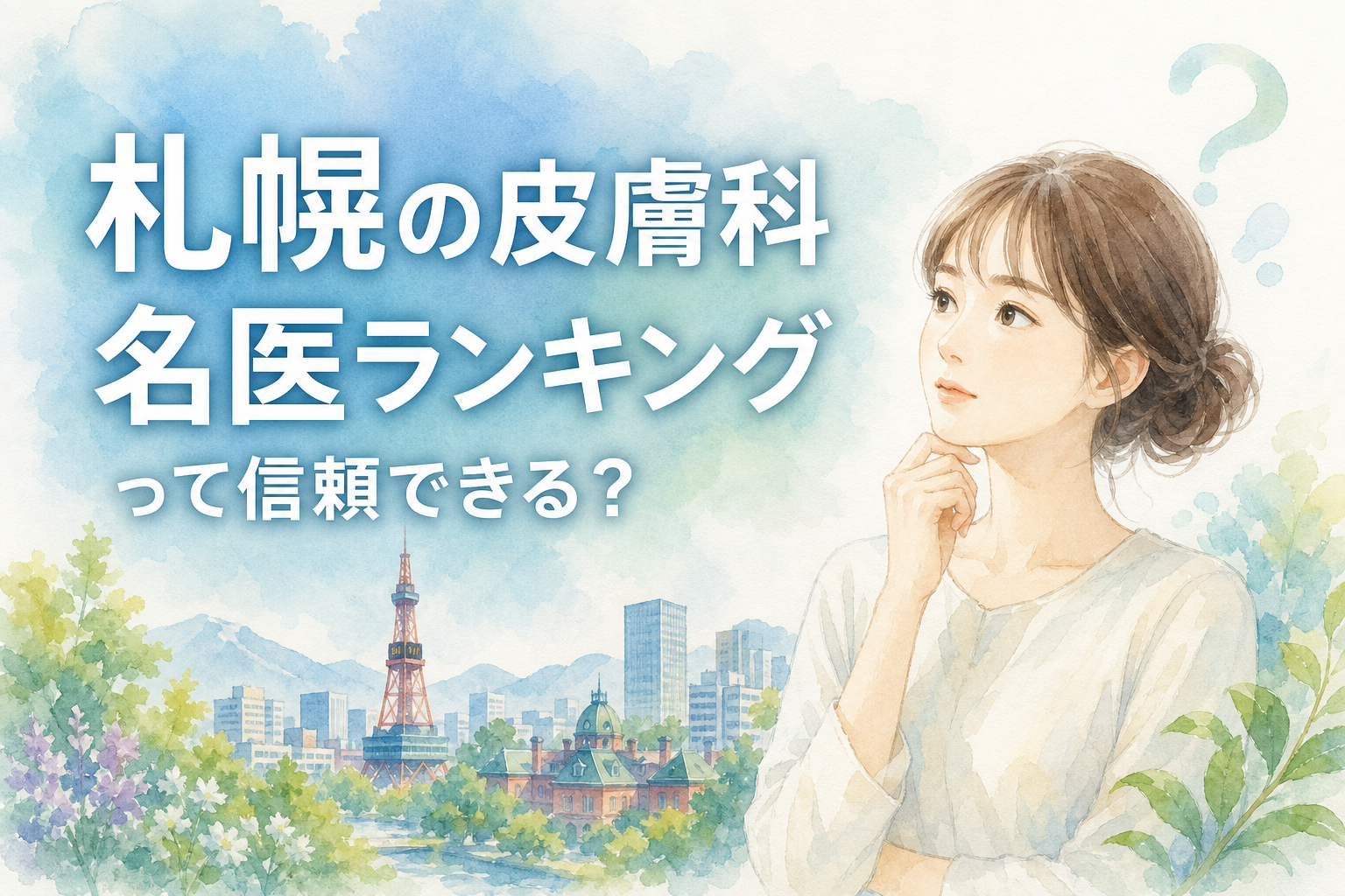 札幌の皮膚科名医ランキングって信頼できる?