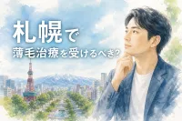 札幌で薄毛治療を受けるべき？