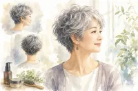 60代の髪型、くせ毛にショートって似合うの？