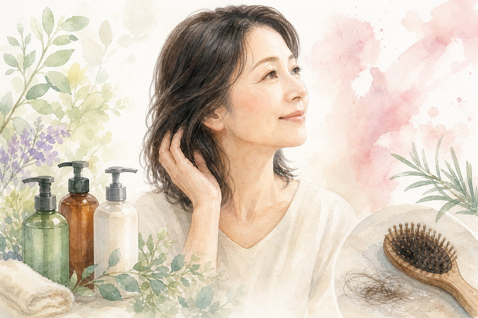 50代女性の抜け毛に市販シャンプーって効果ある？
