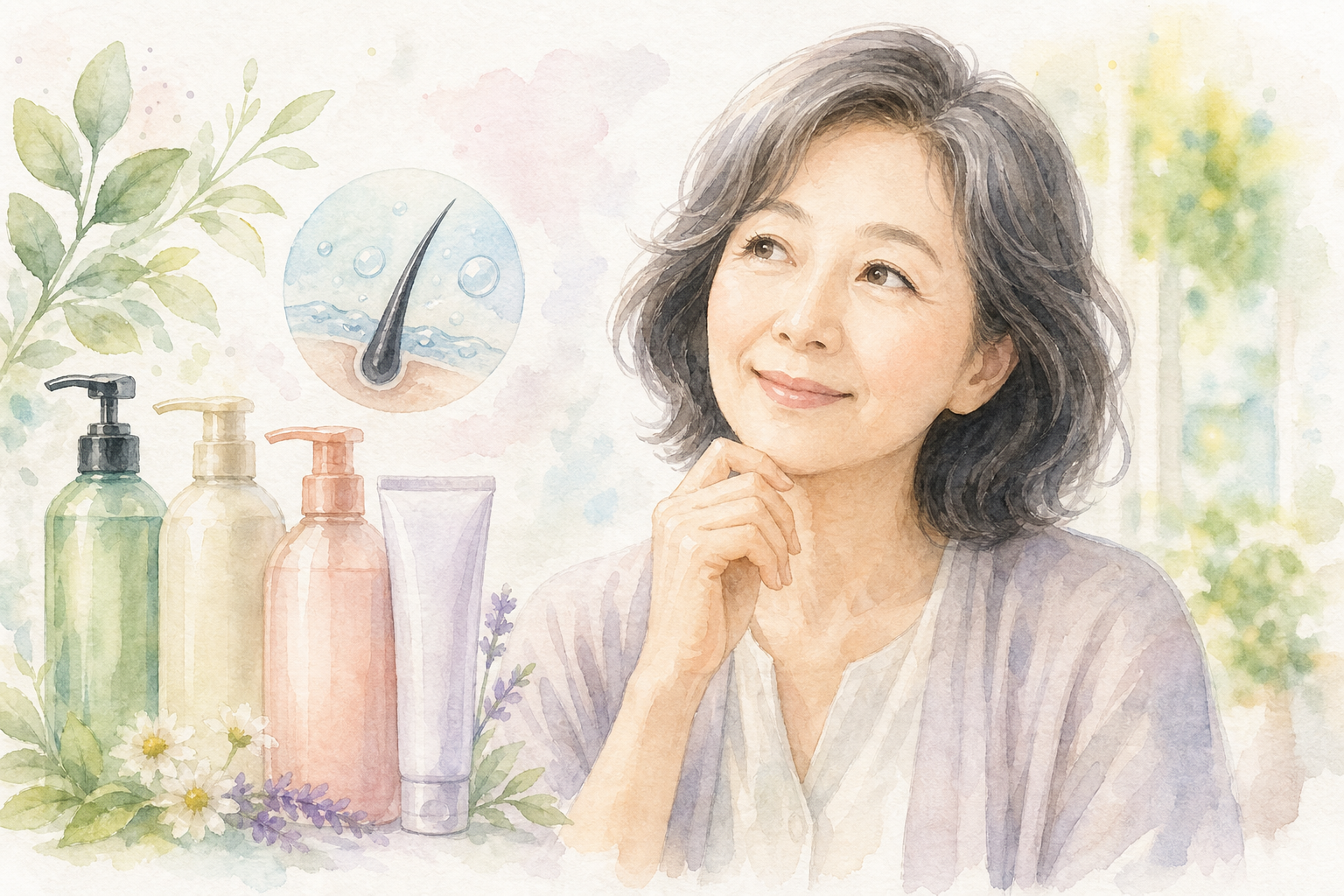 60代女性に市販シャンプーはどれが合う？