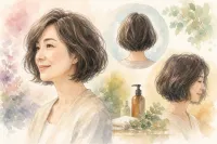 50代のくせ毛で毛量が多いならボブが正解？