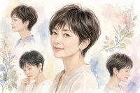 40代女性のベリーショートに前髪ありってあり？