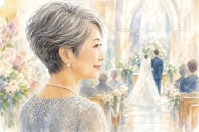 結婚式の髪型、ショートの60代でも大丈夫？