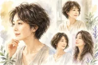 50代くせ毛でも似合う髪型ってあるの？