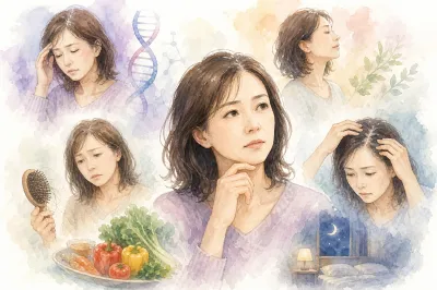 40代女性の薄毛の原因って何？