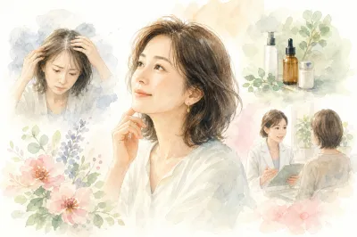 40代女性の薄毛対策って何から始めればいい？