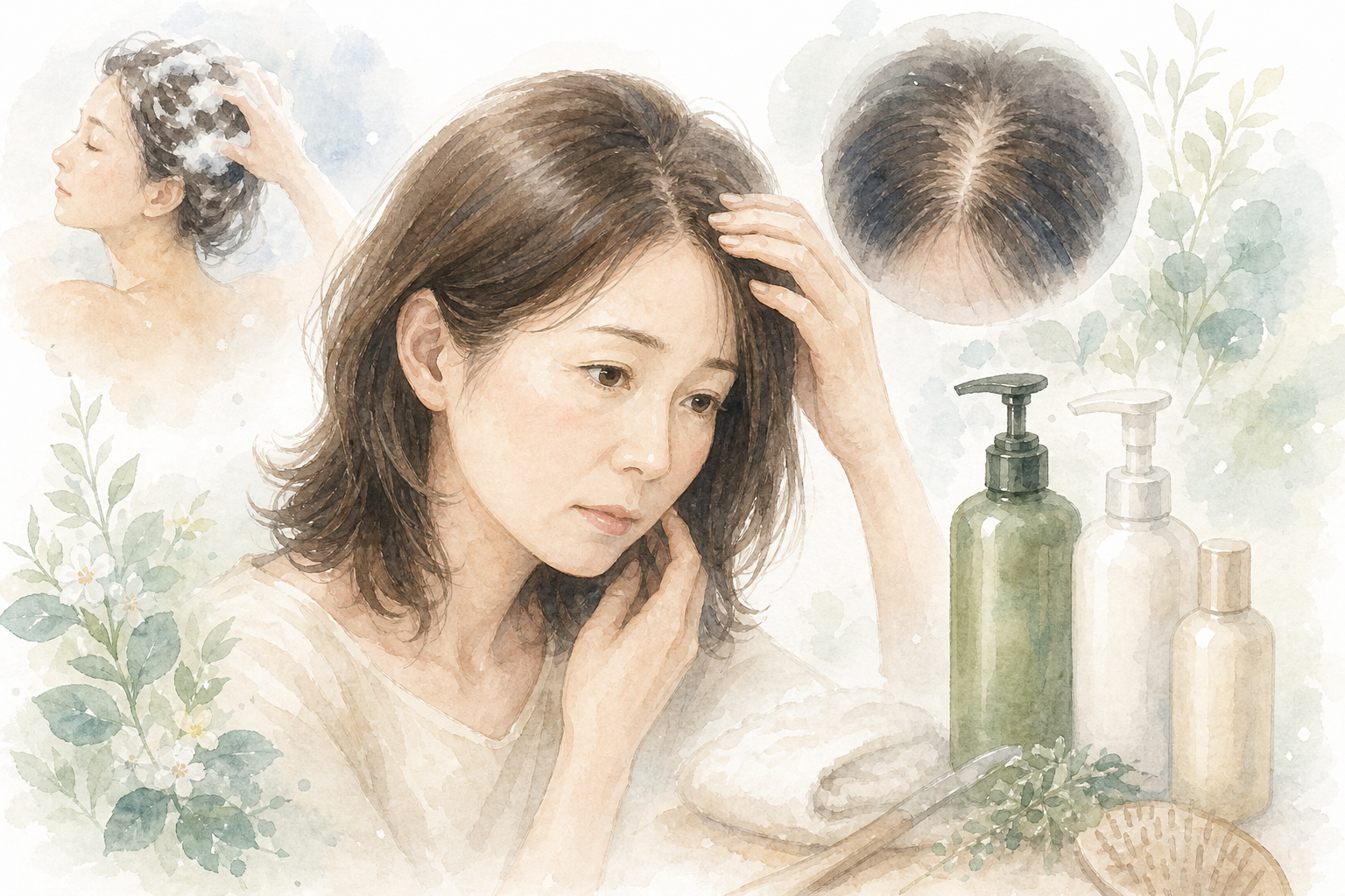 40代女性の抜け毛に市販シャンプーって効果あるの？