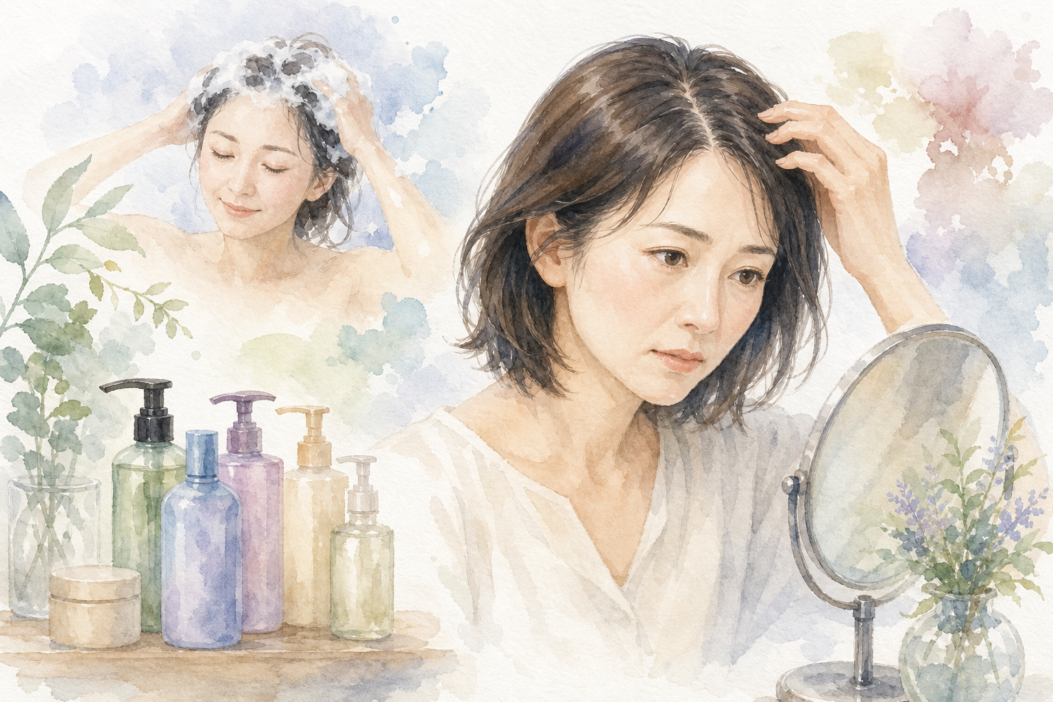 40代女性の薄毛にシャンプーは効果ある？