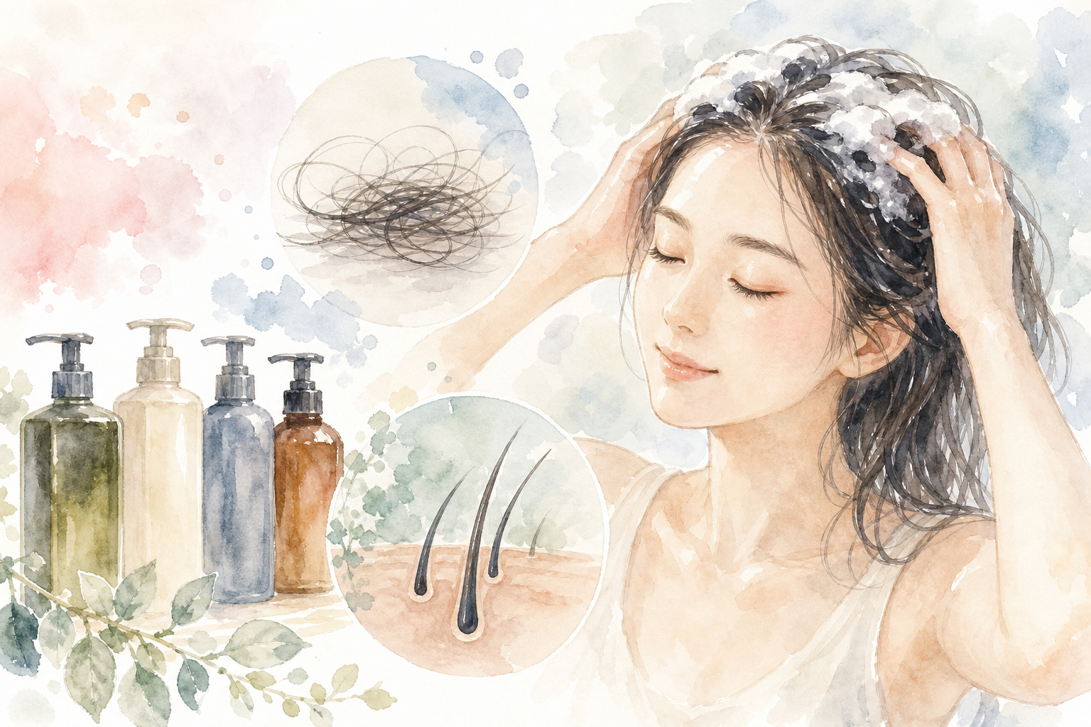 女性の抜け毛を市販シャンプーで予防できる？